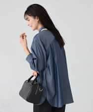 K2BFD01044 a.v.v(アー・ヴェ・ヴェ) 【シワになりにくい】ベーシックシャツ ライトピンク