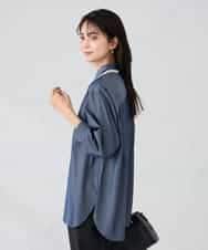 K2BFD01044 a.v.v(アー・ヴェ・ヴェ) 【シワになりにくい】ベーシックシャツ ライトピンク