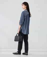 K2BFD01044 a.v.v(アー・ヴェ・ヴェ) 【シワになりにくい】ベーシックシャツ ライトピンク