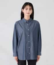 K2BFD01044 a.v.v(アー・ヴェ・ヴェ) 【シワになりにくい】ベーシックシャツ ライトピンク