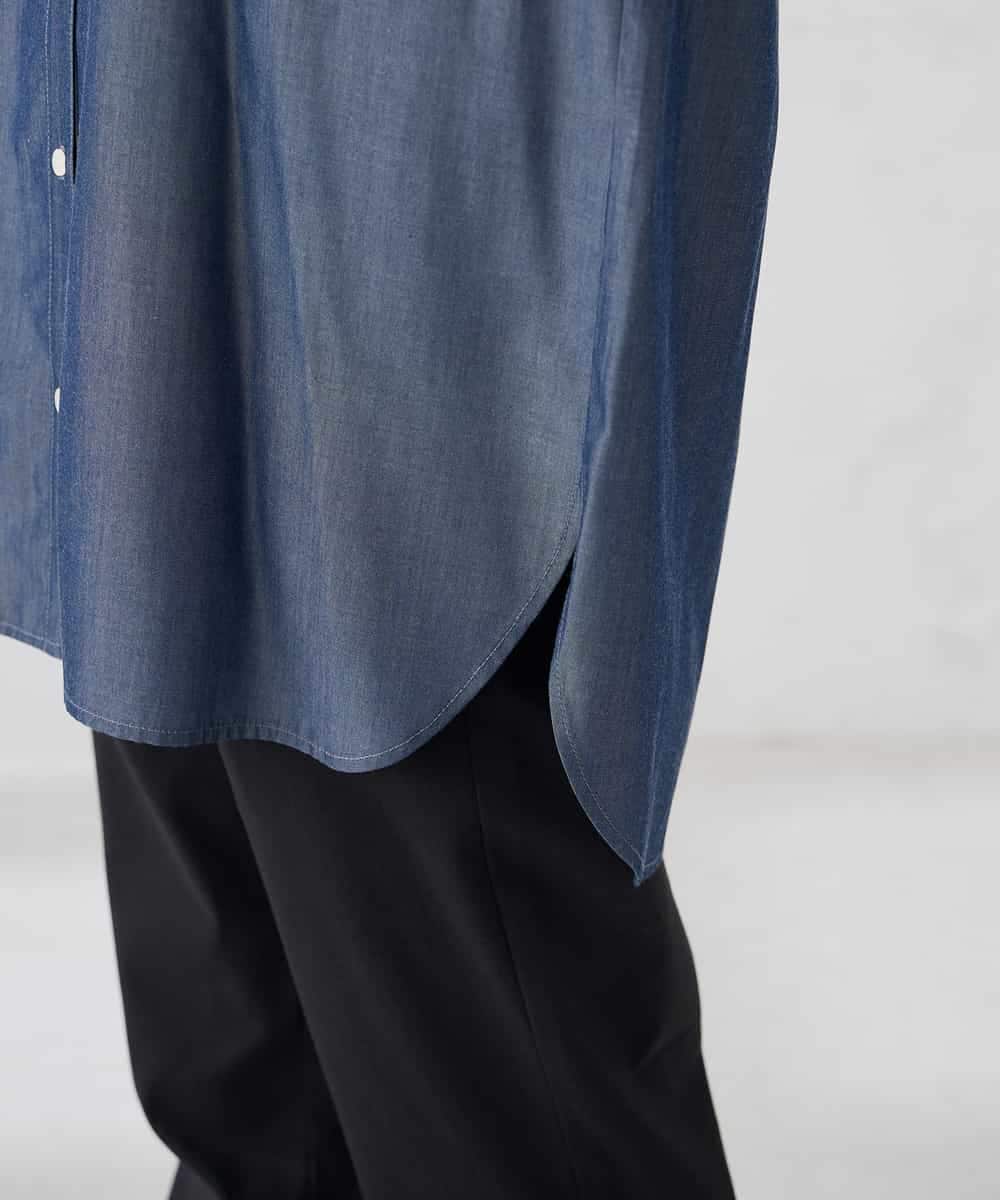 K2BFD01044 a.v.v(アー・ヴェ・ヴェ) 【シワになりにくい】ベーシックシャツ ライトピンク