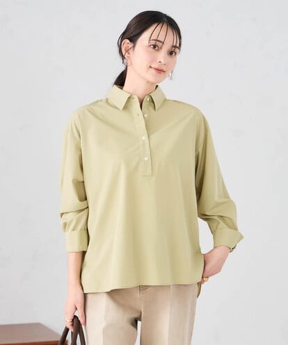 K2BFD02044 a.v.v 【シワになりにくい】スキッパーシャツ