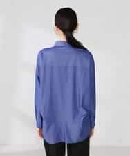 K2BFD02044 a.v.v(アー・ヴェ・ヴェ) 【シワになりにくい】スキッパーシャツ ライトカーキ