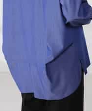 K2BFD02044 a.v.v(アー・ヴェ・ヴェ) 【シワになりにくい】スキッパーシャツ ライトカーキ