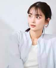 K2BFD23059 a.v.v(アー・ヴェ・ヴェ) エアリーフレアブラウス ライトブルー