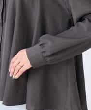 K2BFD23059 a.v.v(アー・ヴェ・ヴェ) エアリーフレアブラウス ライトブルー