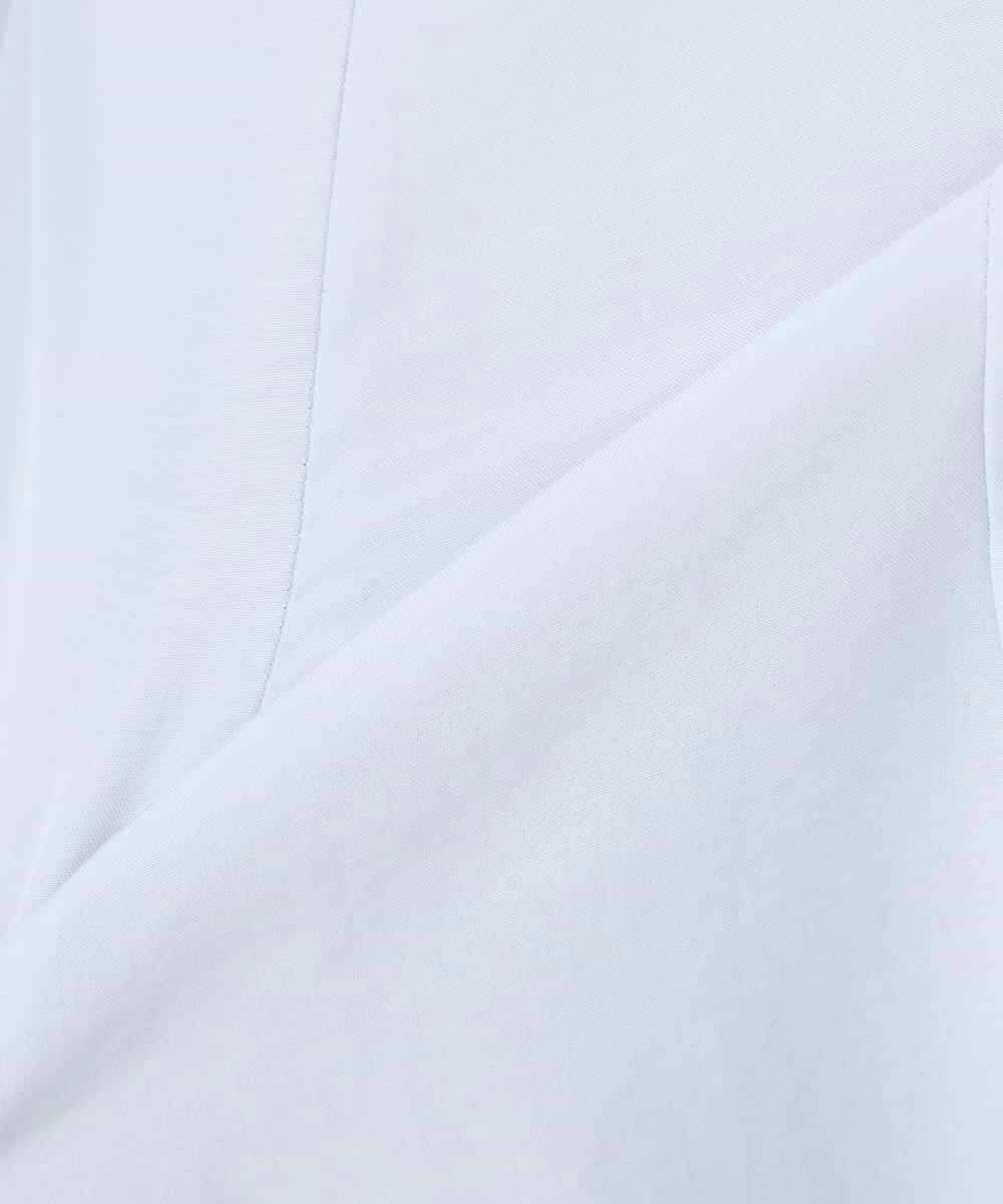 K2BFD23059 a.v.v(アー・ヴェ・ヴェ) エアリーフレアブラウス ライトブルー