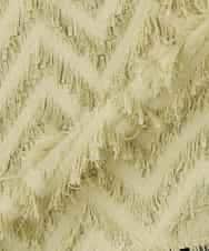 K2BFD27059 a.v.v(アー・ヴェ・ヴェ) フリンジジャガードシャツ グリーン