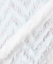 K2BFD27059 a.v.v(アー・ヴェ・ヴェ) フリンジジャガードシャツ グリーン