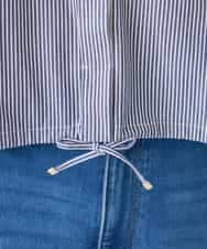 K2BFD28049 a.v.v(アー・ヴェ・ヴェ) ストライプ柄クロップドシャツ ピンク