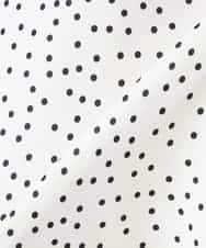 K2BFD34049 a.v.v(アー・ヴェ・ヴェ) フリルネックボウタイブラウス ネイビー