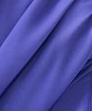 K2BGD05039 a.v.v(アー・ヴェ・ヴェ) 【接触冷感/UVカット】サテンギャザーブラウス【吸水速乾/イージーケア】 ダークグレー