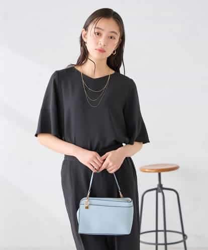 K2BGD07049 a.v.v ［支持率NO.1/接触冷感/速乾/UVカット/イージーケア］浅Vネックブラウス