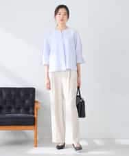 K2BGD08044 a.v.v(アー・ヴェ・ヴェ) ソフトサッカースキッパーブラウス ライトブルー