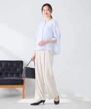 K2BGD08044 a.v.v(アー・ヴェ・ヴェ) ソフトサッカースキッパーブラウス ライトブルー