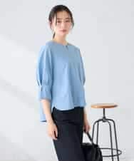 K2BGD08044 a.v.v(アー・ヴェ・ヴェ) ソフトサッカースキッパーブラウス ライトブルー