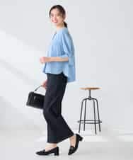 K2BGD08044 a.v.v(アー・ヴェ・ヴェ) ソフトサッカースキッパーブラウス ライトブルー