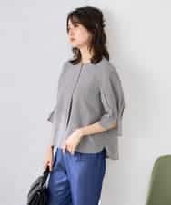 K2BGD08044 a.v.v(アー・ヴェ・ヴェ) ソフトサッカースキッパーブラウス ライトブルー