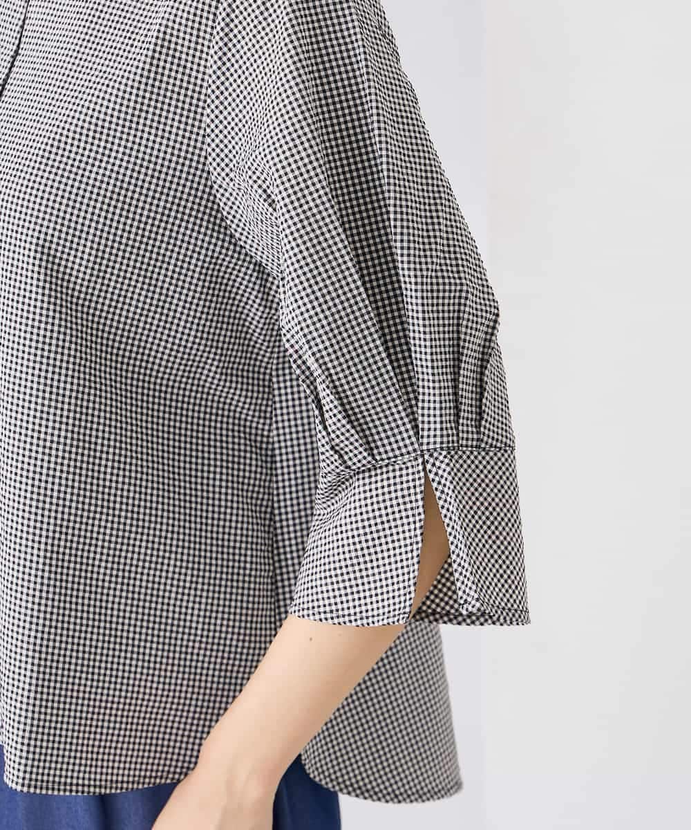 K2BGD08044 a.v.v(アー・ヴェ・ヴェ) ソフトサッカースキッパーブラウス ライトブルー