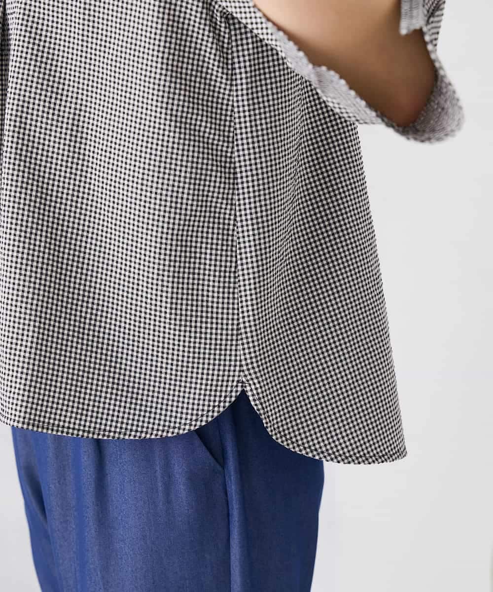 K2BGD08044 a.v.v(アー・ヴェ・ヴェ) ソフトサッカースキッパーブラウス ライトブルー