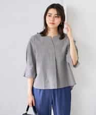 K2BGD08044 a.v.v(アー・ヴェ・ヴェ) ソフトサッカースキッパーブラウス ブラック