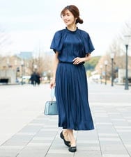 K2BGD14039 a.v.v(アー・ヴェ・ヴェ) エアリーサテンシャーリングネックブラウス ピンク