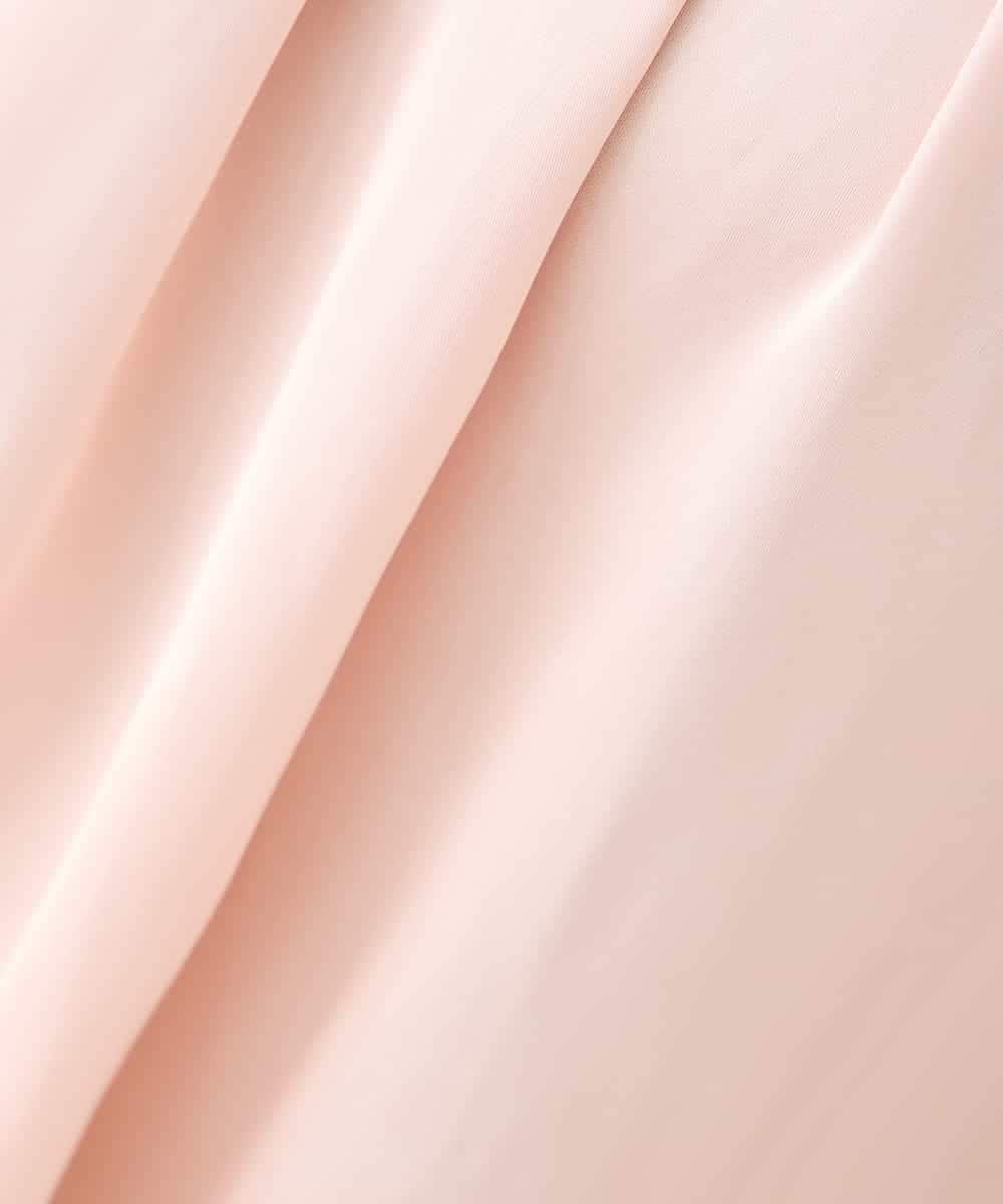 K2BGD14039 a.v.v(アー・ヴェ・ヴェ) エアリーサテンシャーリングネックブラウス ピンク