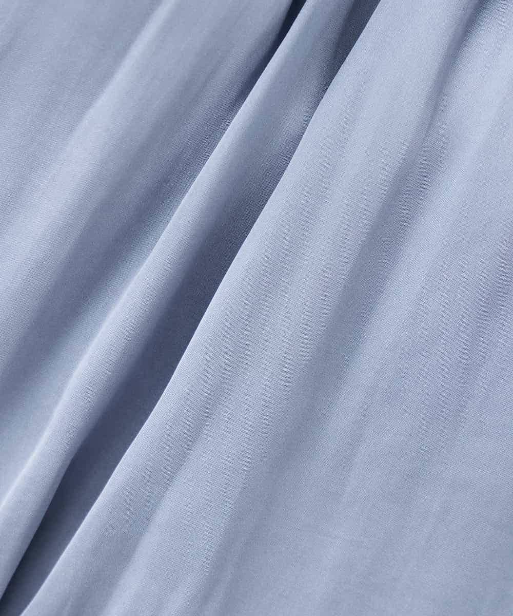 K2BGD14039 a.v.v(アー・ヴェ・ヴェ) エアリーサテンシャーリングネックブラウス ピンク