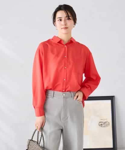 K2BGD15044 a.v.v バックタックシアーシャツ【接触冷感/イージーケア】