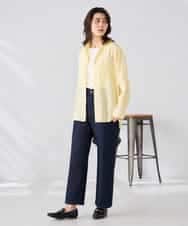 K2BGD15044 a.v.v(アー・ヴェ・ヴェ) バックタックシアーシャツ【接触冷感/イージーケア】 レッド