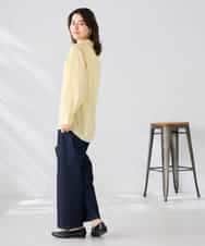 K2BGD15044 a.v.v(アー・ヴェ・ヴェ) バックタックシアーシャツ【接触冷感/イージーケア】 レッド