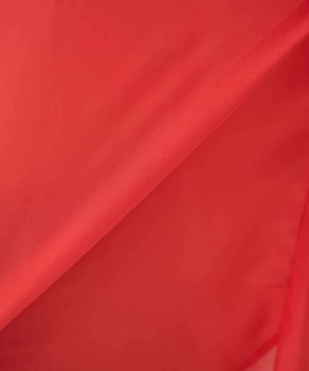 K2BGD15044 a.v.v(アー・ヴェ・ヴェ) バックタックシアーシャツ【接触冷感/イージーケア】 レッド