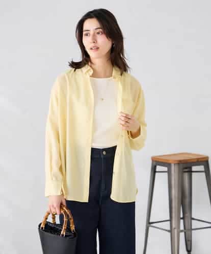 K2BGD15044 a.v.v バックタックシアーシャツ【接触冷感/イージーケア】