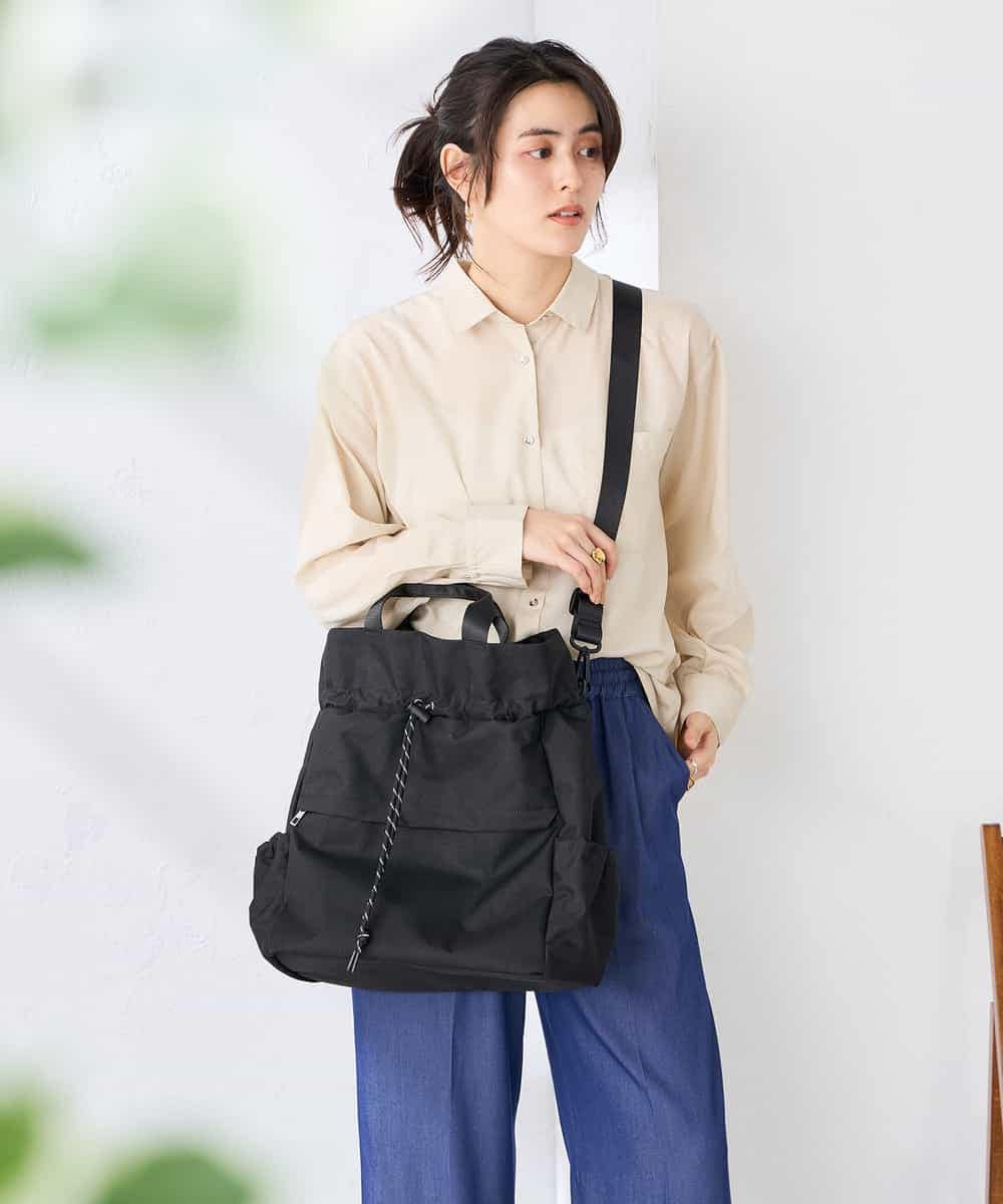 K2BGD15044 a.v.v(アー・ヴェ・ヴェ) バックタックシアーシャツ【接触冷感/イージーケア】 ベージュ