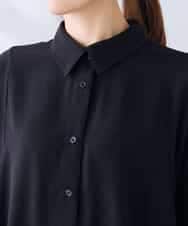 K2BGD30049 a.v.v(アー・ヴェ・ヴェ) 【2WAY】楊柳ドルマンシルエットシャツ アイボリー