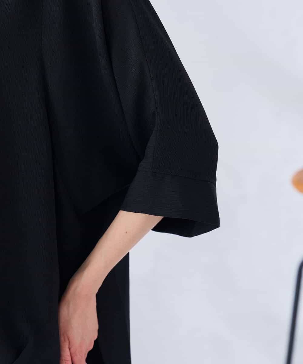 K2BGD30049 a.v.v(アー・ヴェ・ヴェ) 【2WAY】楊柳ドルマンシルエットシャツ アイボリー