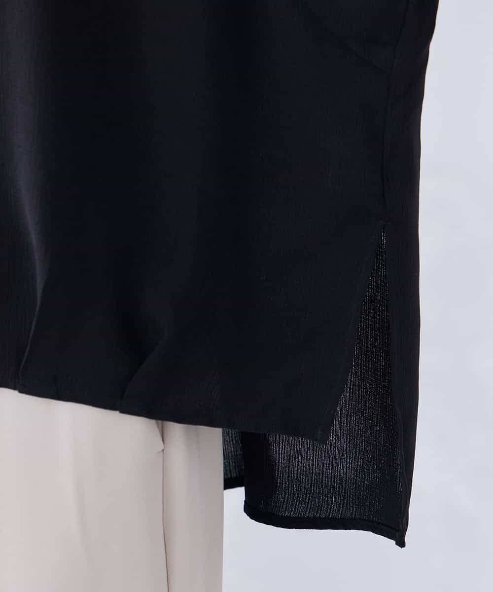 K2BGD30049 a.v.v(アー・ヴェ・ヴェ) 【2WAY】楊柳ドルマンシルエットシャツ アイボリー