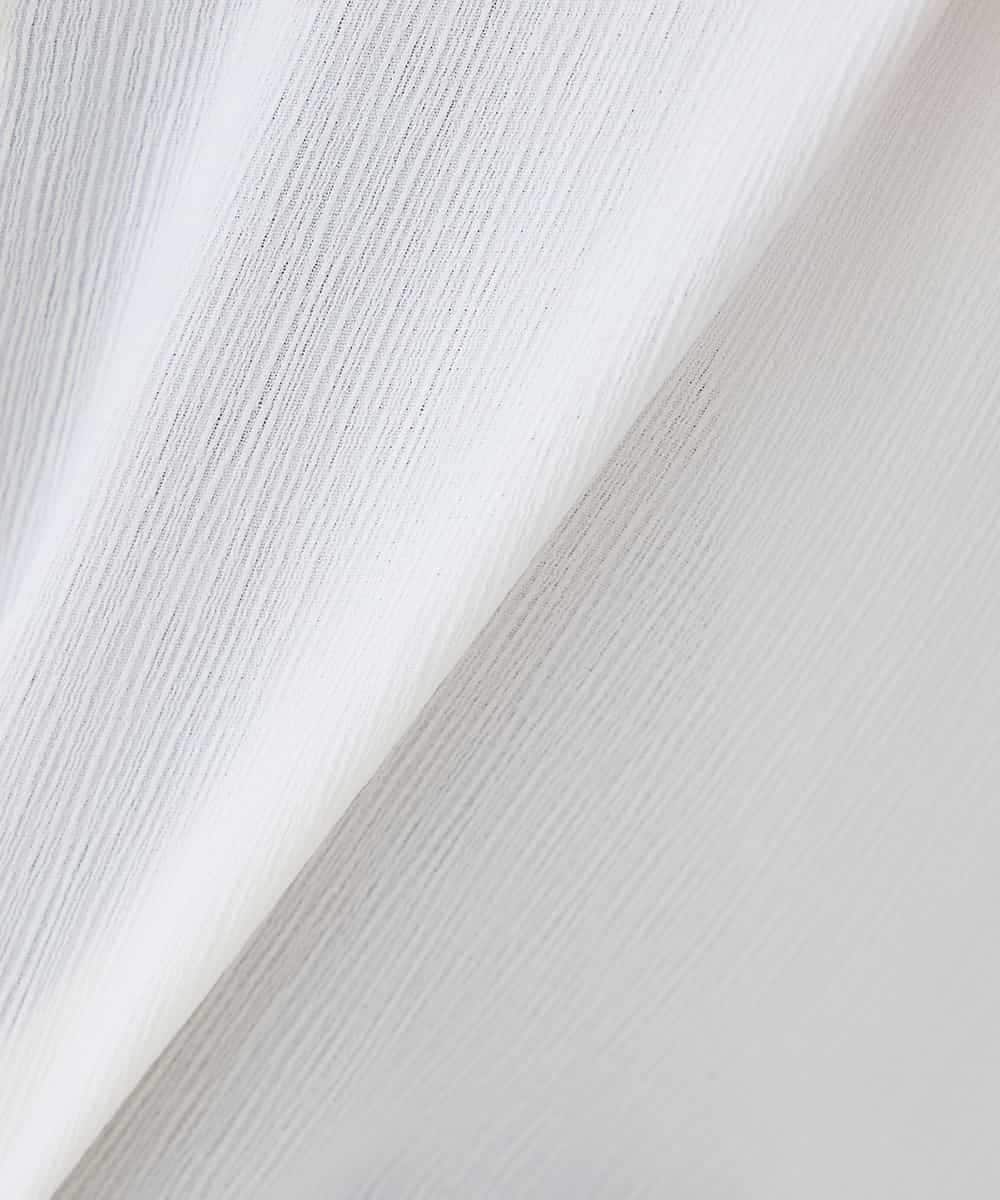 K2BGD30049 a.v.v(アー・ヴェ・ヴェ) 【2WAY】楊柳ドルマンシルエットシャツ アイボリー