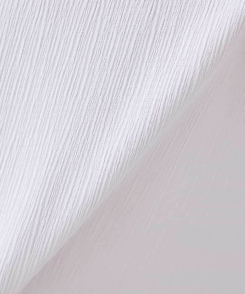 K2BGD30049 a.v.v(アー・ヴェ・ヴェ) 【2WAY】楊柳ドルマンシルエットシャツ アイボリー