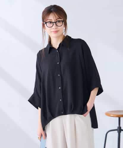 K2BGD30049 a.v.v 【2WAY】楊柳ドルマンシルエットシャツ