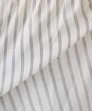 K2BGD32049 a.v.v(アー・ヴェ・ヴェ) ストライプ柄ティアードシアーブラウス アイボリー