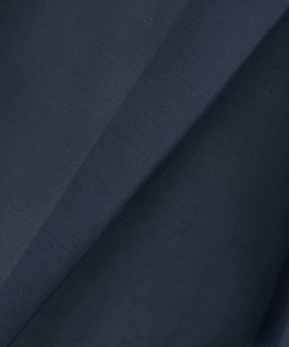 K2BGD33044 a.v.v(アー・ヴェ・ヴェ) 【洗える/接触冷感】クロップド丈セミシアーシャツ ブラウン×アイボリーストライプ柄