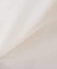 K2BGD33044 a.v.v(アー・ヴェ・ヴェ) 【洗える/接触冷感】クロップド丈セミシアーシャツ ブラウン×アイボリーストライプ柄