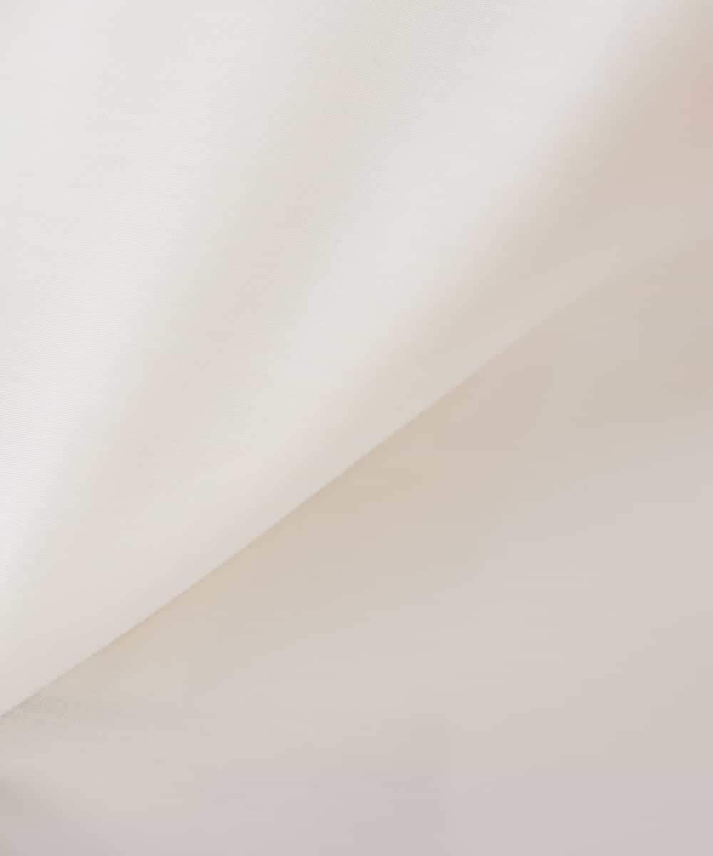 K2BGD33044 a.v.v(アー・ヴェ・ヴェ) 【洗える/接触冷感】クロップド丈セミシアーシャツ ブラウン×アイボリーストライプ柄