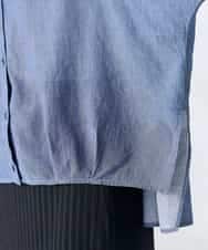 K2BGD35049 a.v.v(アー・ヴェ・ヴェ) 【2WAY】シアーデニムドルマンシャツ ネイビー