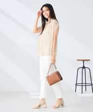 K2BGD50044 a.v.v(アー・ヴェ・ヴェ) ストライプシアーシャツ ライトブルー