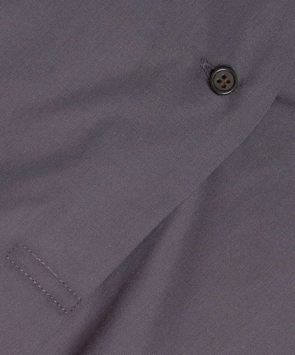 K2BGS35049 a.v.v(アー・ヴェ・ヴェ) スキッパーシャツ ダークグレー