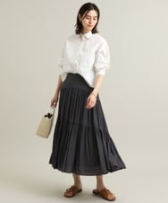 K2BGS39044 a.v.v(アー・ヴェ・ヴェ) ショートシャツ ホワイト