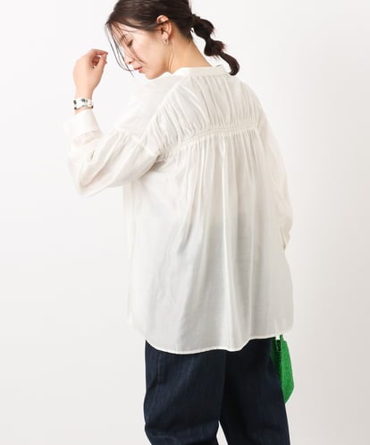 K2BGS41049 a.v.v バックギャザーシアーシャツ