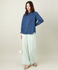 K2BGV37044 a.v.v(アー・ヴェ・ヴェ) ベーシックデニムシャツ ネイビー